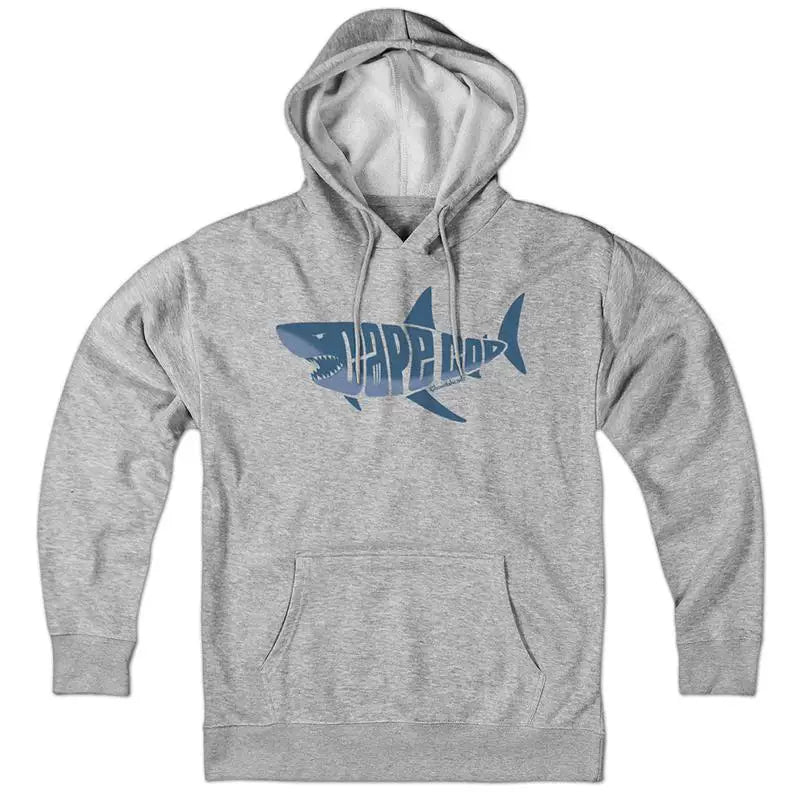 Lobster shark ocean pattern direct spray print American casual men's and women's BF loose oversized hooded sweatshirt autumn