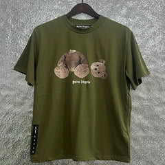 Palm Angel Headless Bear Fish Men's Round Neck T-shirt Angels Summer Loose PA Top Hoodie Short Sleeve (23)