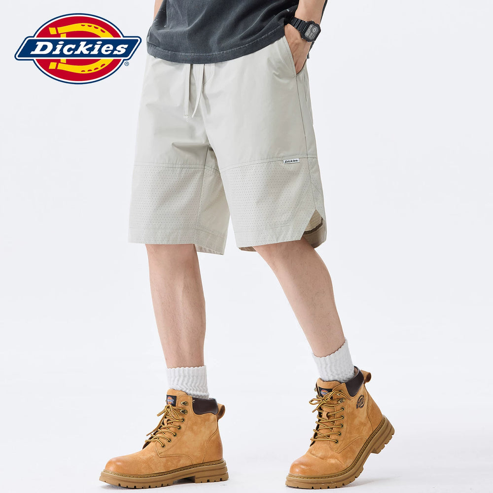 Dickies Cool Men's Five Leg Pants Summer New Mesh Thin Loose Straight Drawstring Casual Shorts Y