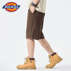 Dickies Emperor Cool Suitable American Retro Splicing Cowboy Shorts for Men Summer Loose Thin Wide Leg Pentagram Pants Y