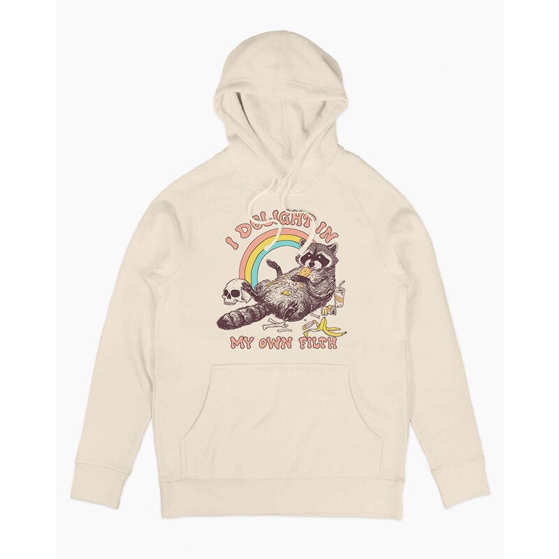 New UNICORNS unicorn niche classic simple European and American style vintage hoodie