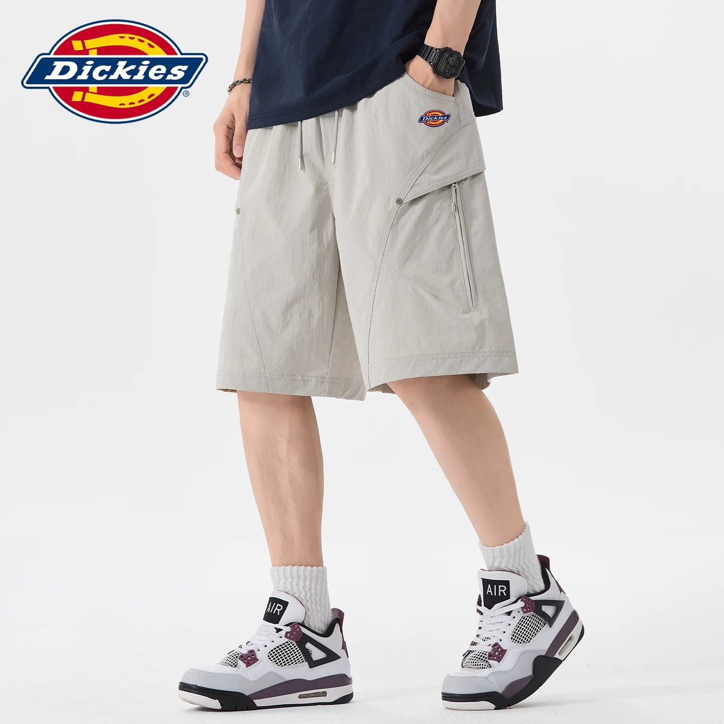 Dickies Cool Summer American Trendy Brand Casual Shorts for Men, Thin, Breathable, Sports Straight Leg Pants Y