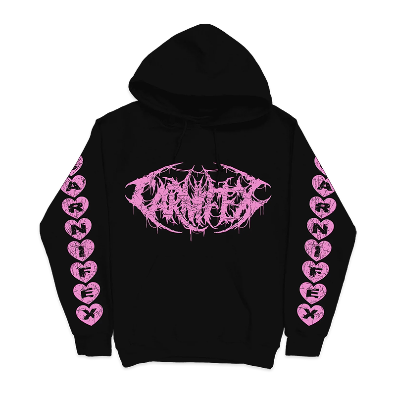 Carnifex Black Gold Dark Rock Series American Trendy Brand Cool Hip Hop Music Men's Hooded Hoodie Autumn