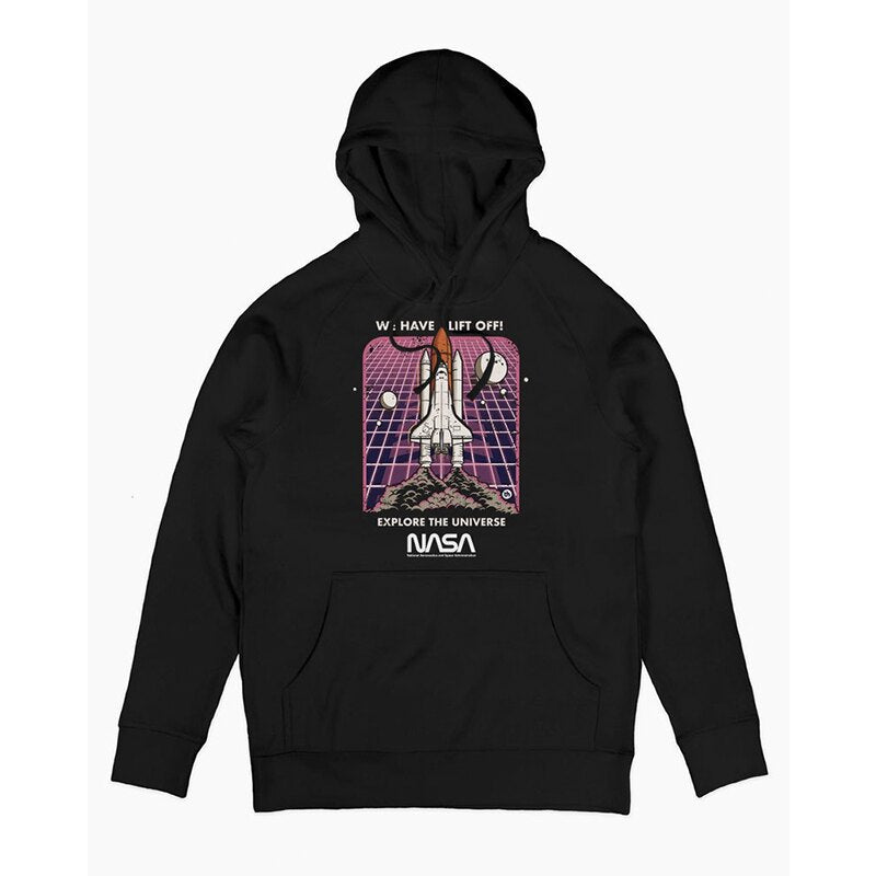 Autumn and Winter NASA PLANETS NASA Planet Europe and America Vintage High Street Loose Hoodie Hoodie