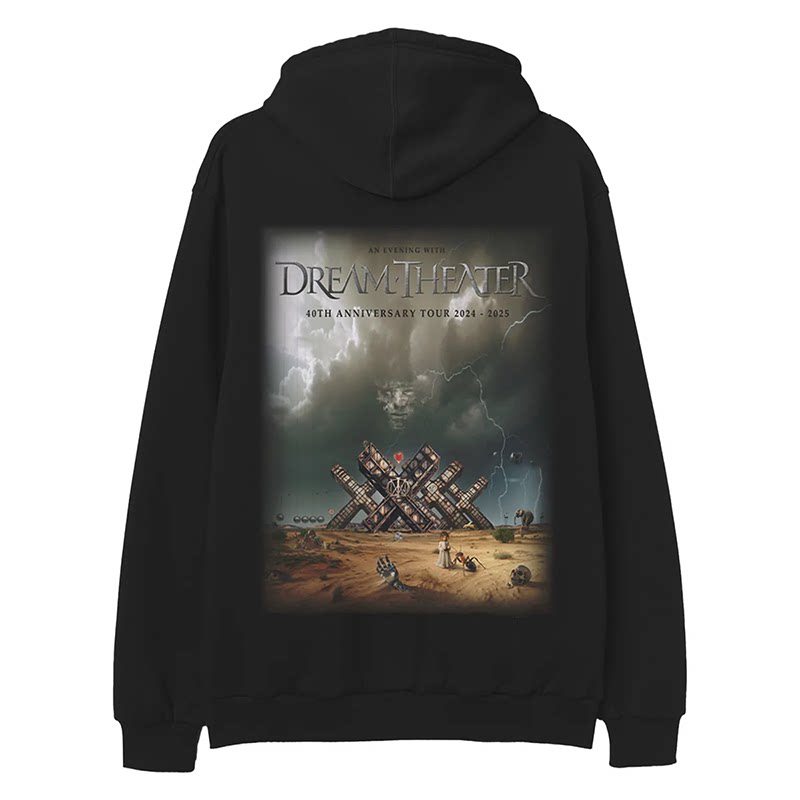 25 Years Dream Theater Avant garde Rock Metal Band Men's Hooded Cardigan Zipper Jacket