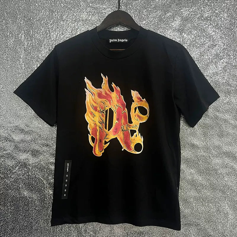 Palm Angel Headless Bear Fish Men's Round Neck T-shirt Angels Summer Loose PA Top Hoodie Short Sleeve (9)