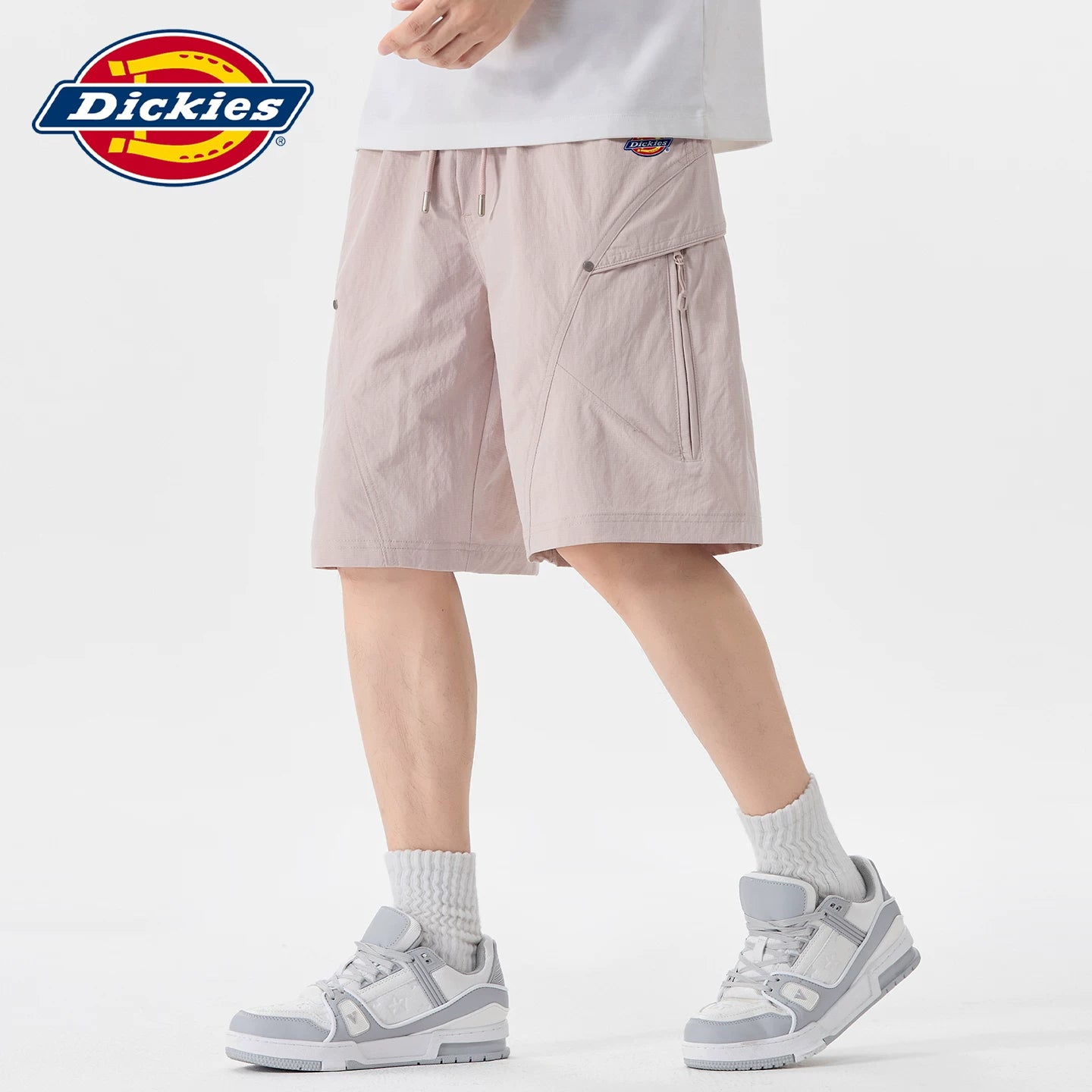 Dickies Cool Summer American Trendy Brand Casual Shorts for Men, Thin, Breathable, Sports Straight Leg Pants Y