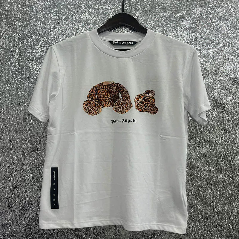Palm Angel Headless Bear Fish Men's Round Neck T-shirt Angels Summer Loose PA Top Hoodie Short Sleeve (13)