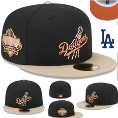 Big Four American League sports teams cross-border embroidered baseball cap size cap flat brimmed cap Dodger Yankees baseball cap (33)