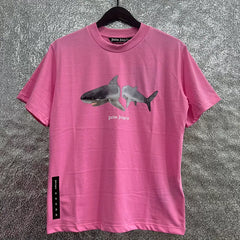 Palm Angel Headless Bear Fish Men's Round Neck T-shirt Angels Summer Loose PA Top Hoodie Short Sleeve (27)