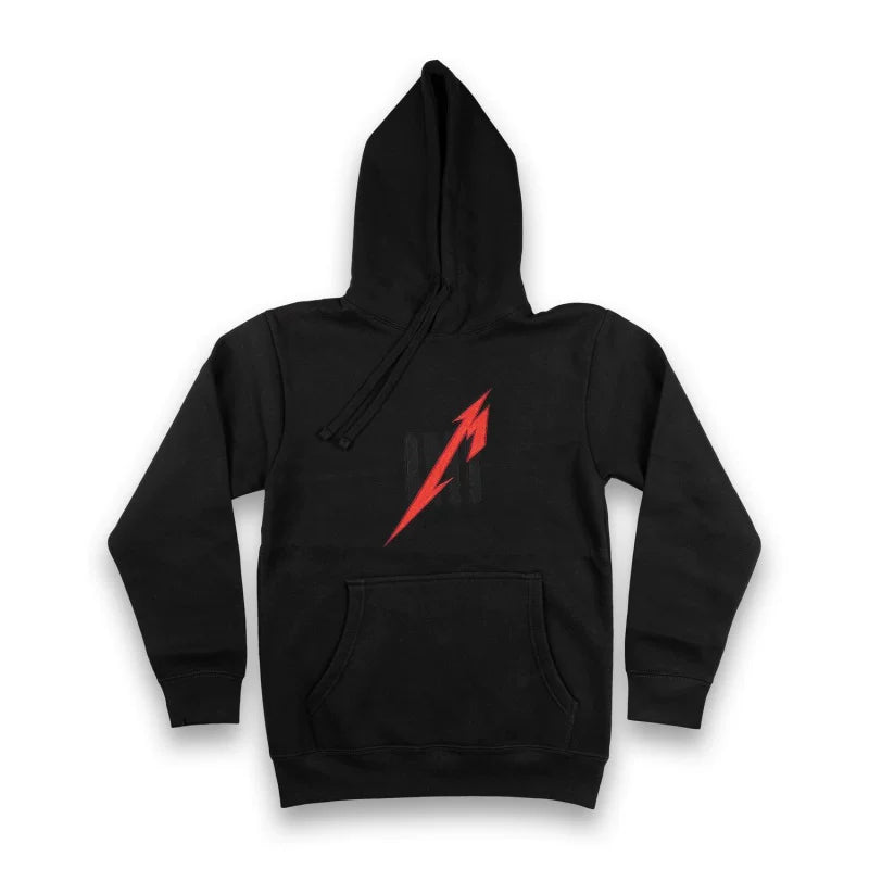 Autumn and winter metallica metal rock band American retro pure cotton loose long sleeved men's hooded sweatshirt