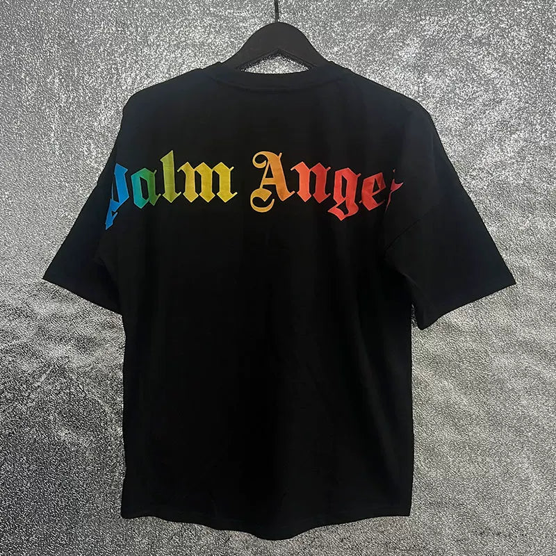 Palm Angel Headless Bear Fish Men's Round Neck T-shirt Angels Summer Loose PA Top Hoodie Short Sleeve (9)