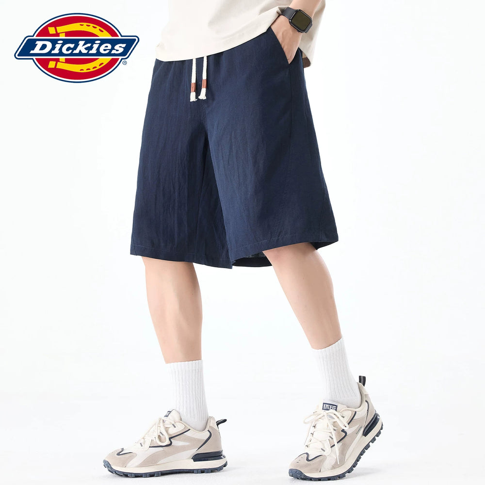 Diesel Dickies men's casual shorts summer thin linen straight leg five quarter pants Y