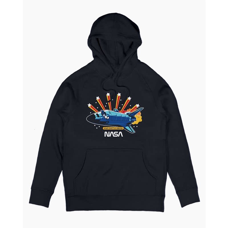Autumn and Winter NASA PLANETS NASA Planet Europe and America Vintage High Street Loose Hoodie Hoodie