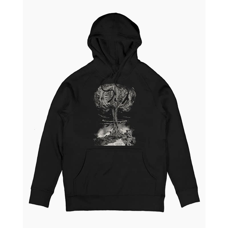 Summer new END ends niche minimalist American retro high street vintage loose hooded sweatshirt