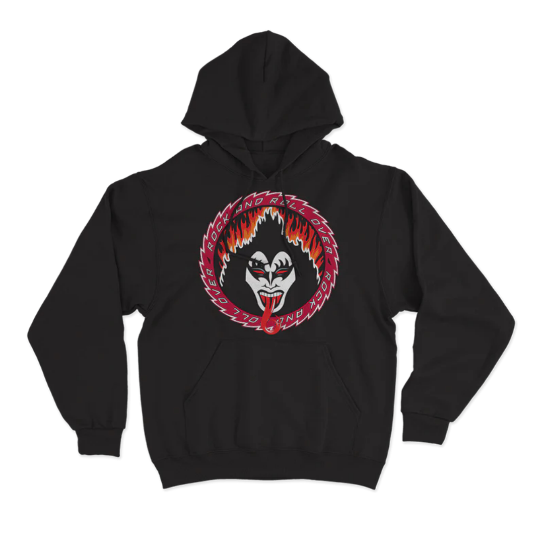 Autumn and Winter Kiss American Retro Rock Heavy Band Dark Men's Cotton Loose Hoodie Hoodie Hoodie Men's Sweatshirt