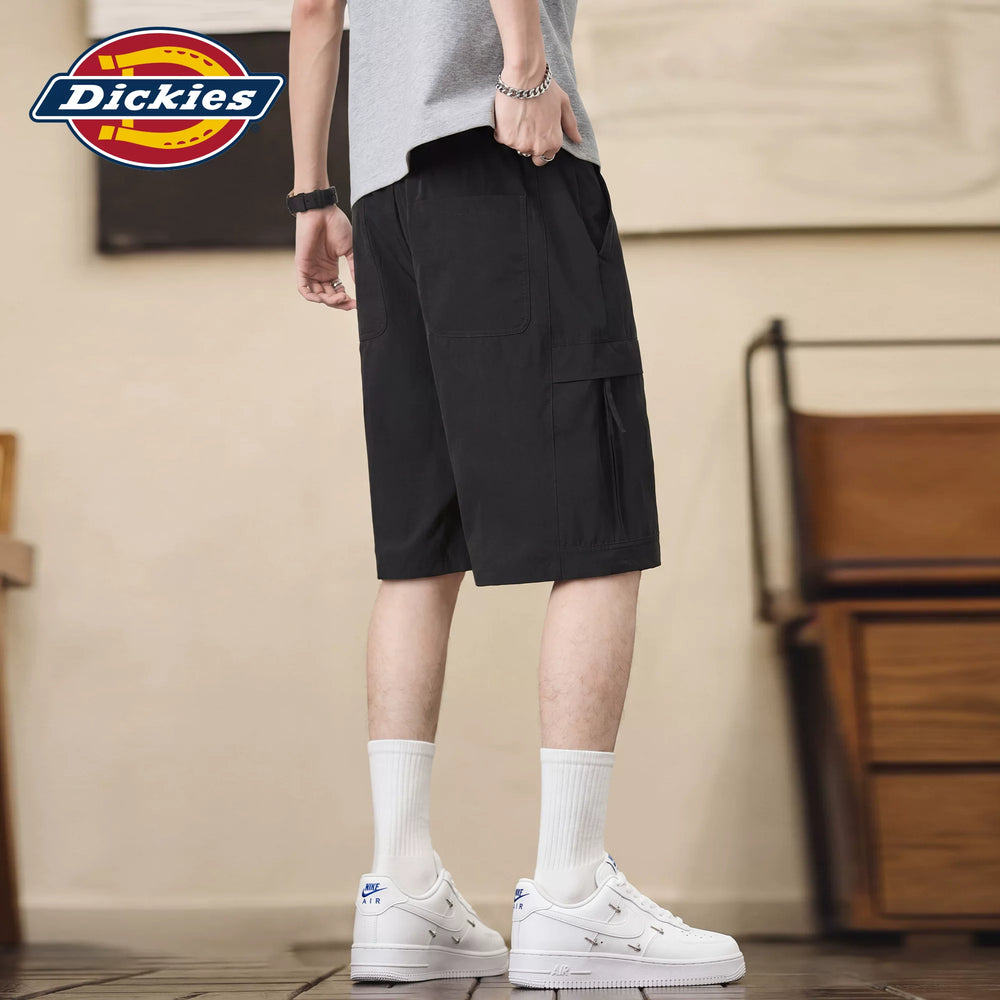 Dickies Emperor Cool Suitable Summer Casual Shorts Men's American Loose Solid Color Straight Black Work Clothes Pentagram Pants M