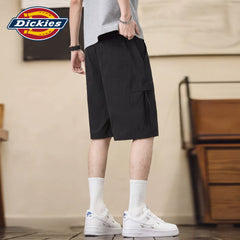 Dickies Emperor Cool Suitable Summer Casual Shorts Men's American Loose Solid Color Straight Black Work Clothes Pentagram Pants M