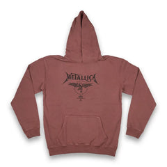 Autumn and winter metallica metal rock band American retro pure cotton loose long sleeved men's hooded sweatshirt