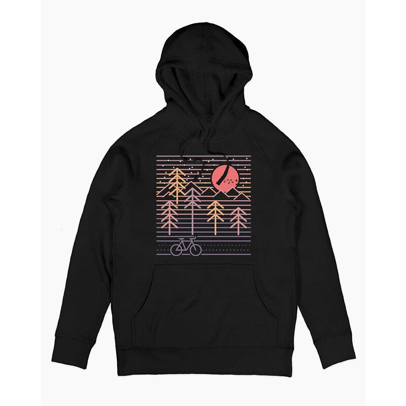 THE MOONLIGHT SONATA Moonlight Sonata European and American style vintage hoodie