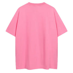 [Acne Studios] Logo T-Shirt W Embroidered Logo - Relaxed Fit In Bubble Pink