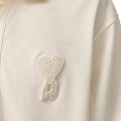 [Ami Paris] Boxy Fit Polo With Ami De Coeur Knitted Patch