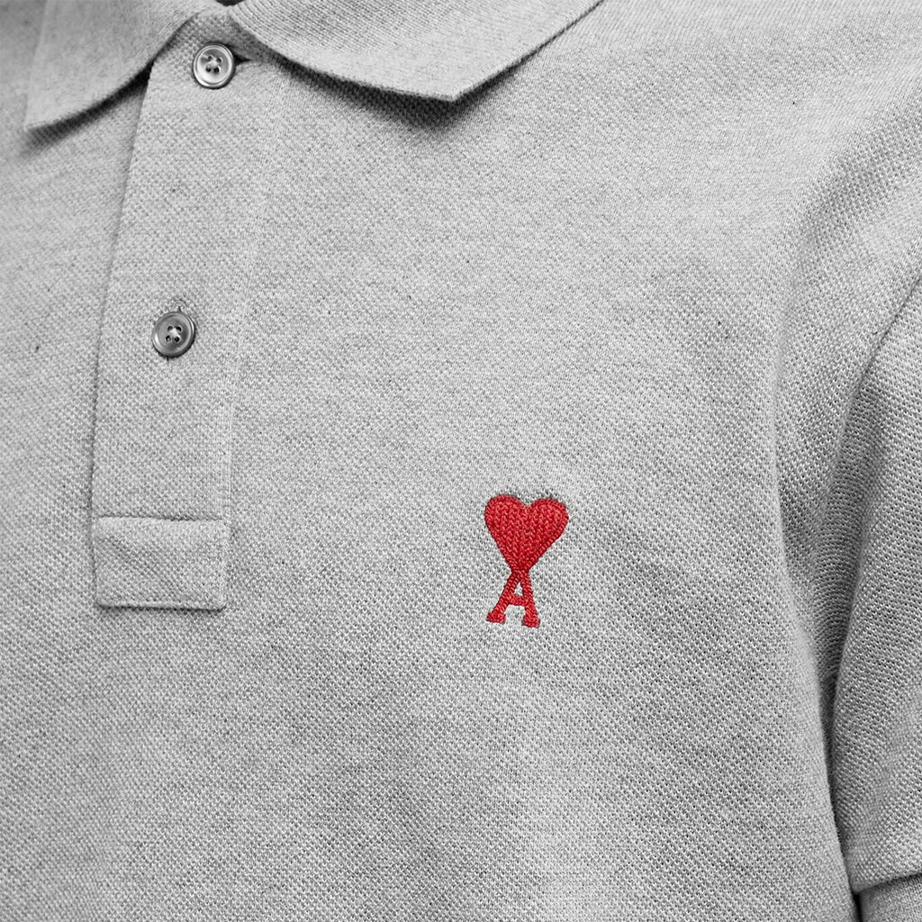 [Ami Paris] Red Ami De Coeur Polo Shirt