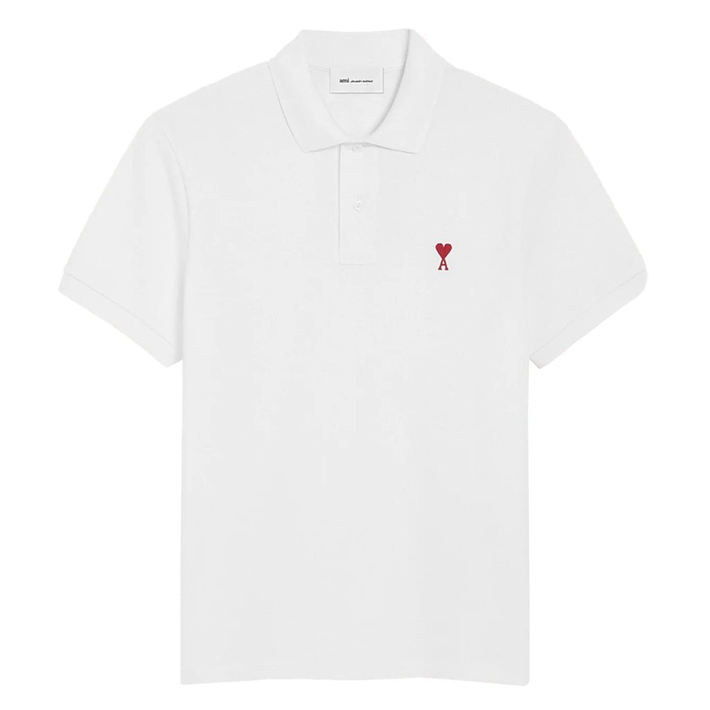 [Ami Paris] Red Ami De Coeur Polo Shirt