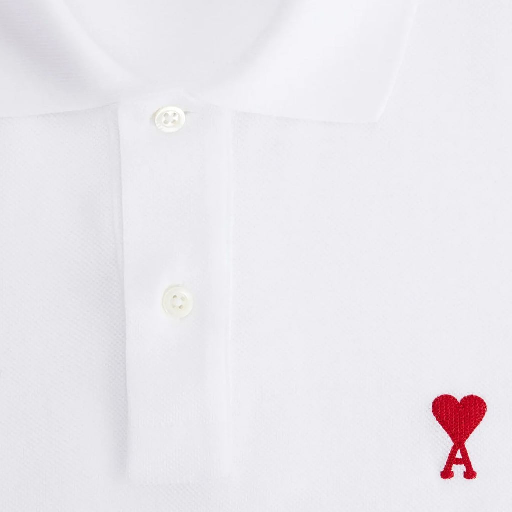 [Ami Paris] Red Ami De Coeur Polo Shirt