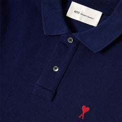 [Ami Paris] Red Ami De Coeur Polo Shirt