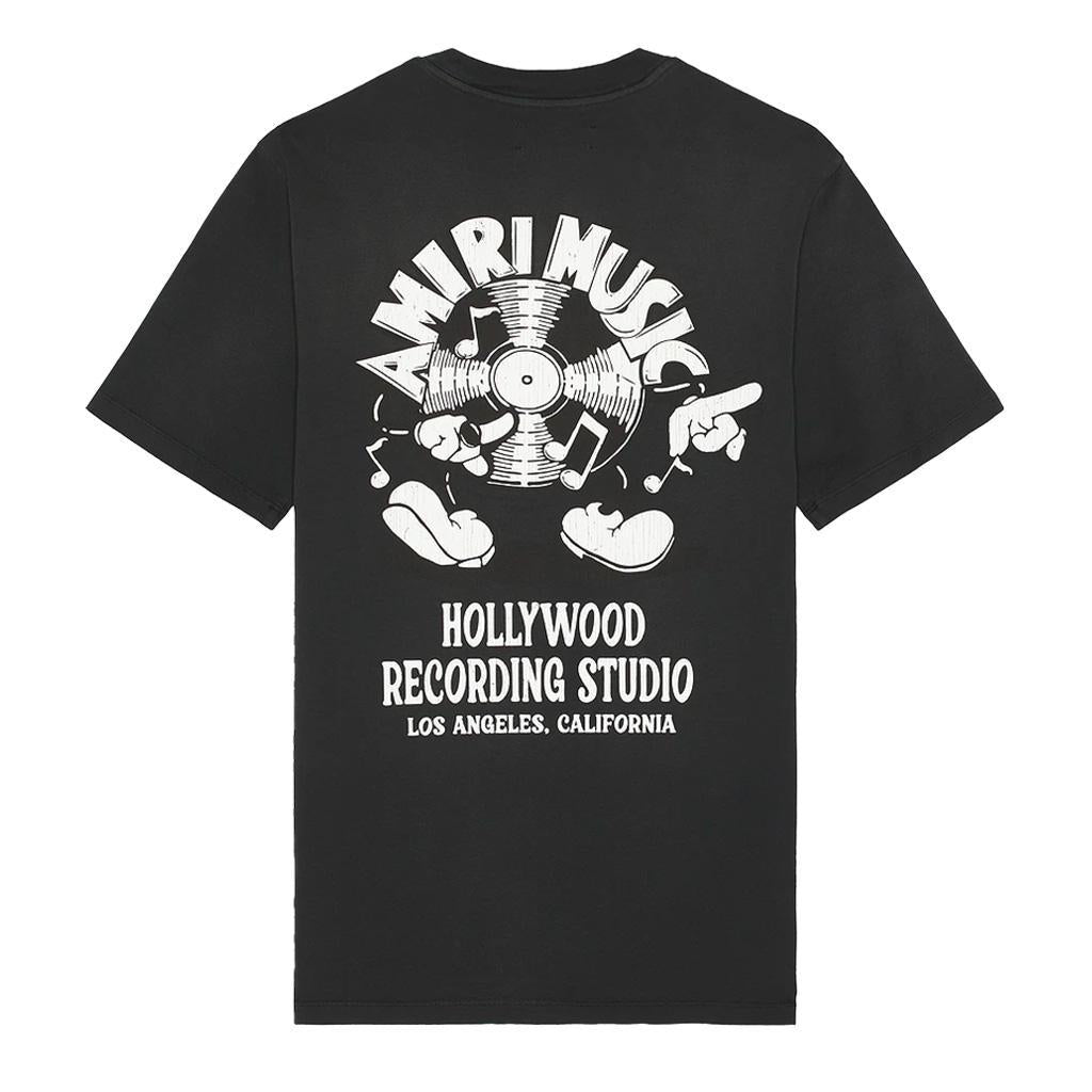 [Amiri] Music Record T-Shirt in Black