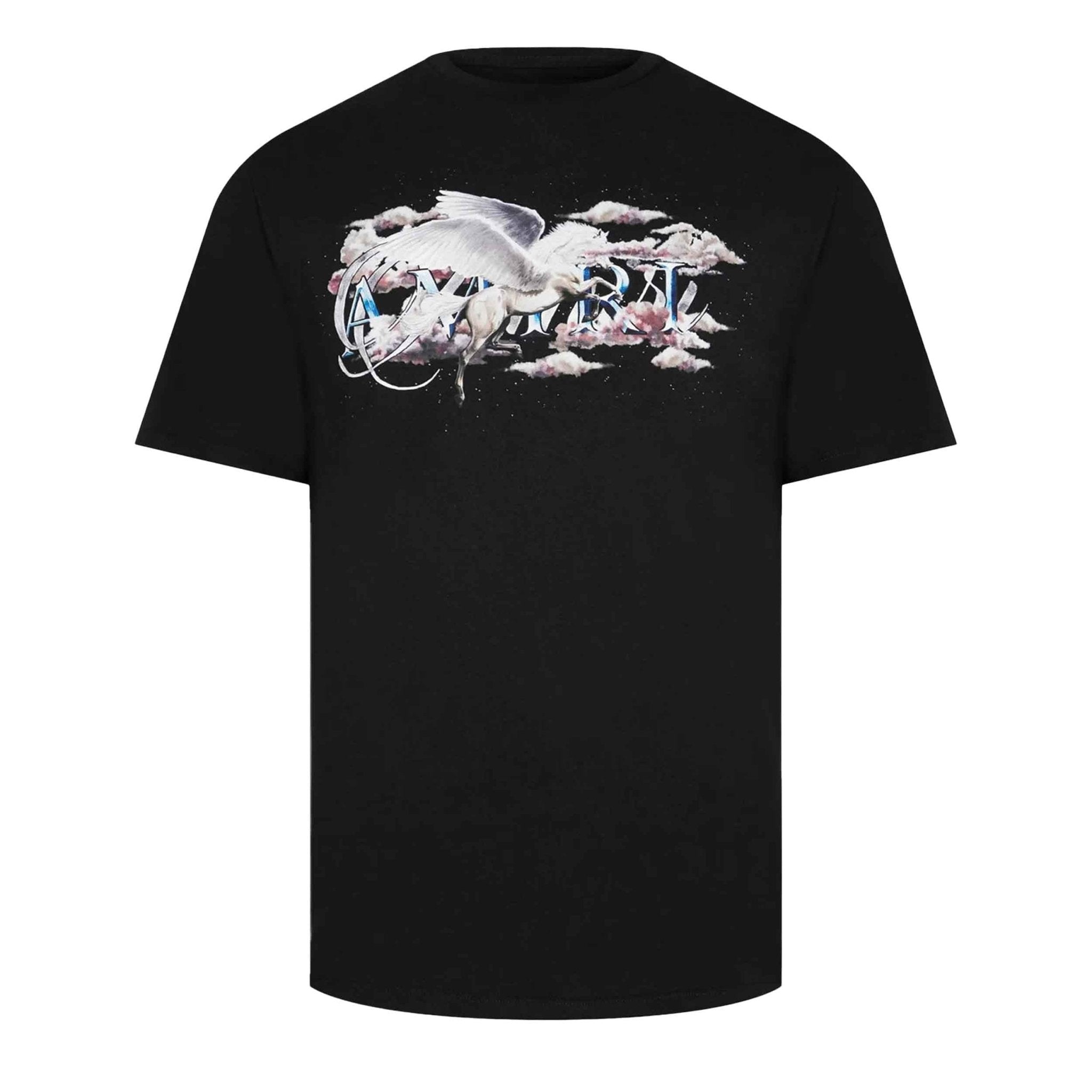 [Amiri] Pegasus Script Logo T-Shirt in Black