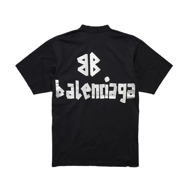Balenciaga New Tape Type T-Shirt in Black