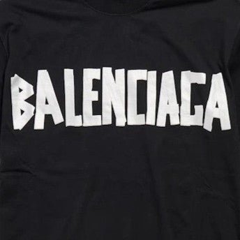 Balenciaga New Tape Type T-Shirt in Black