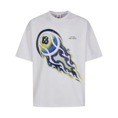 Casablanca Flaming Tennis Ball Oversized T-Shirt