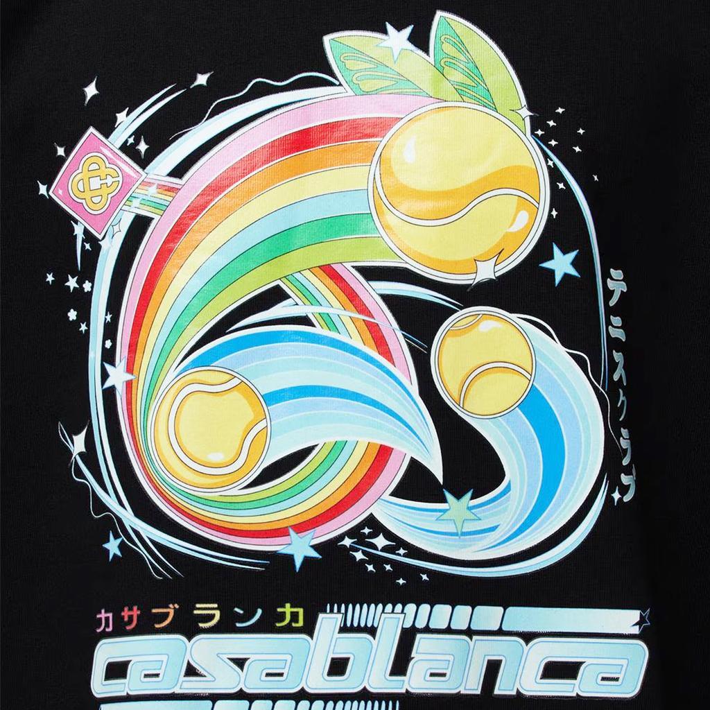 Casablanca Manga Tennis Ball Short Sleeve T‑Shirt