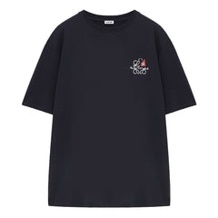 [Loewe] X Louis Wain Embroidered Logo Loose Fit T-Shirt