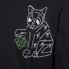 Loewe X Louis Wain Embroidered Lucky Cat Loose Fit T-Shirt