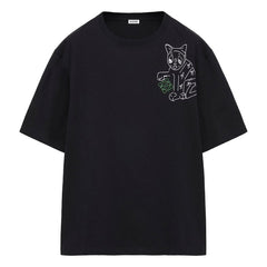 Loewe X Louis Wain Embroidered Lucky Cat Loose Fit T-Shirt