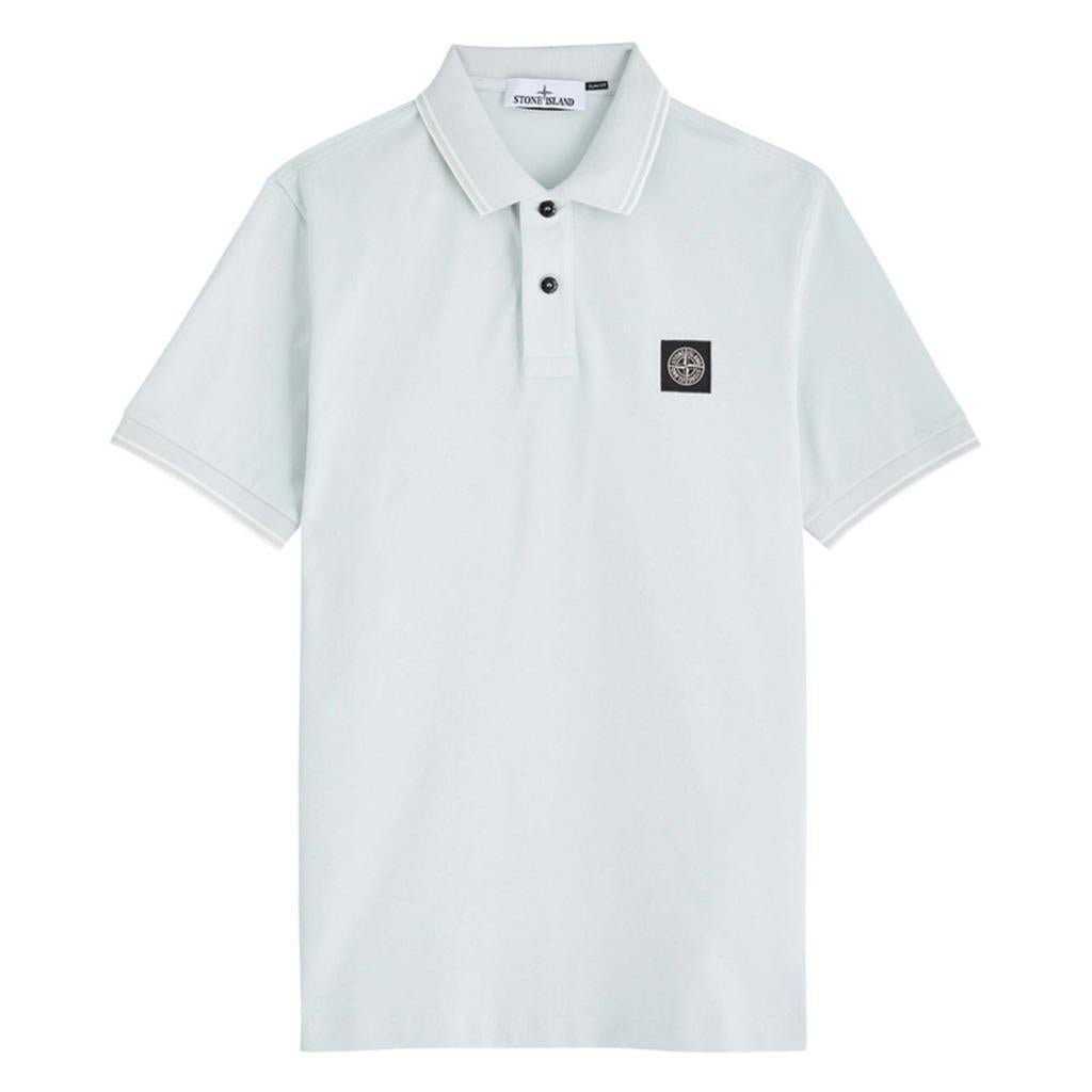 [Stone Island] Organic Cotton Piqué Short Sleeve Polo