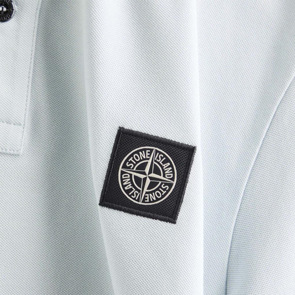 [Stone Island] Organic Cotton Piqué Short Sleeve Polo