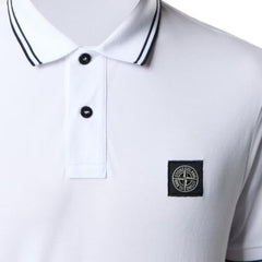 [Stone Island] Organic Cotton Piqué Short Sleeve Polo