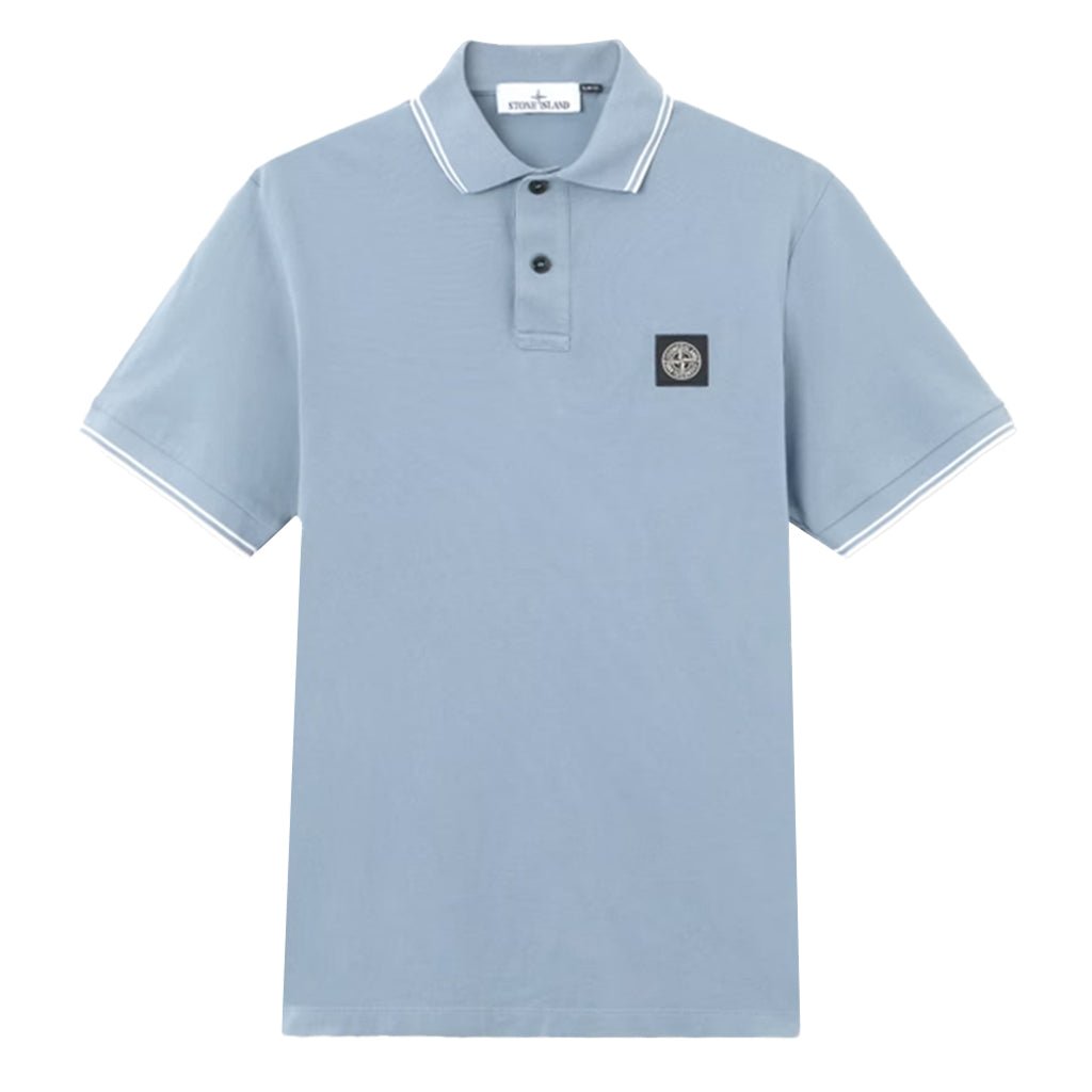 [Stone Island] Organic Cotton Piqué Short Sleeve Polo