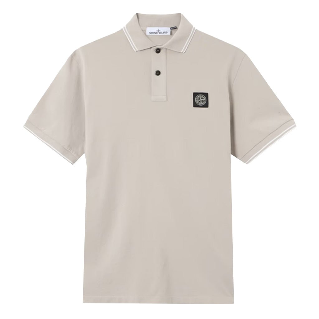 [Stone Island] Organic Cotton Piqué Short Sleeve Polo
